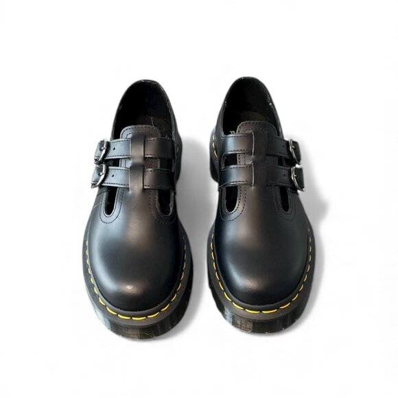 Dr Martens 8065 II Mary Jane Double-Strap Shoes in Black | Women’s US 7 / EU 38 - Picture 3 of 6